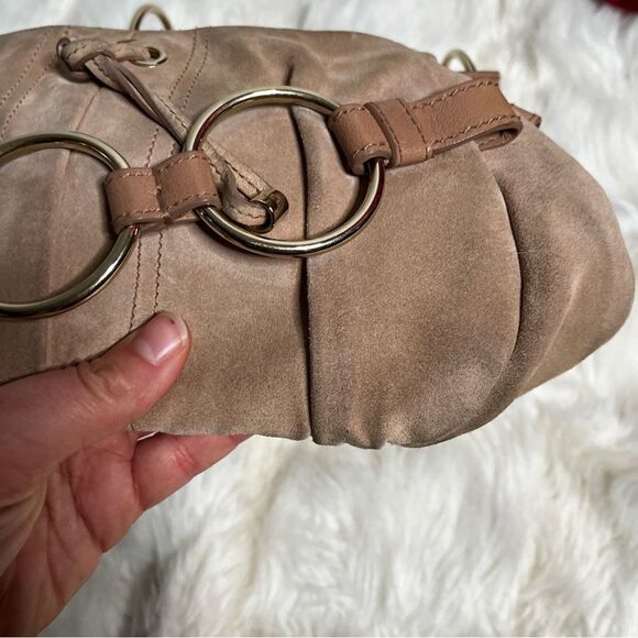 Yves saint Laurent suede bag - preowned - Picture 10 of 11